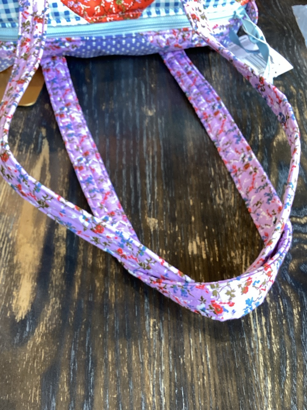 Vera Bradley Flying Geese Patchwork Original 100 Handbag - Picture 10 of 10